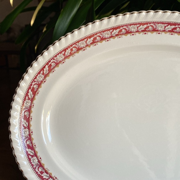 Antique 1910’s Johnson Brothers JB519 Platter Old English Ironstone England Rare - Picture 8 of 10